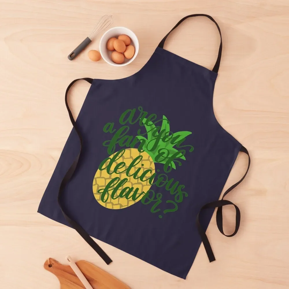 Psych Are You A Fan Of Delicious Flavor Design 2 Apron Salon Kitchens Accessories Women Kitchen Apron