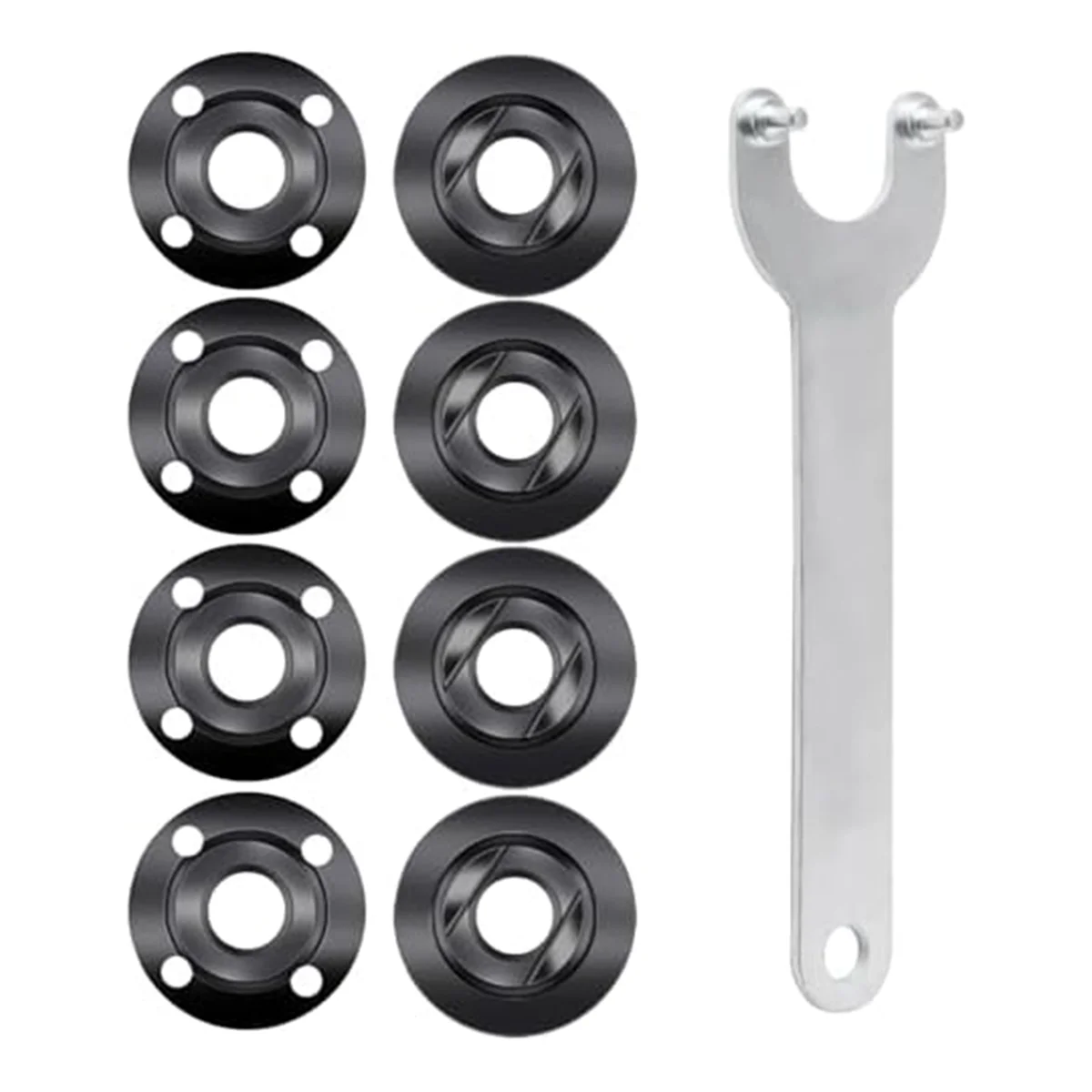 Tuerca de amoladora angular, tuerca de bloqueo de metal angular con brida de amoladora 5/8-11