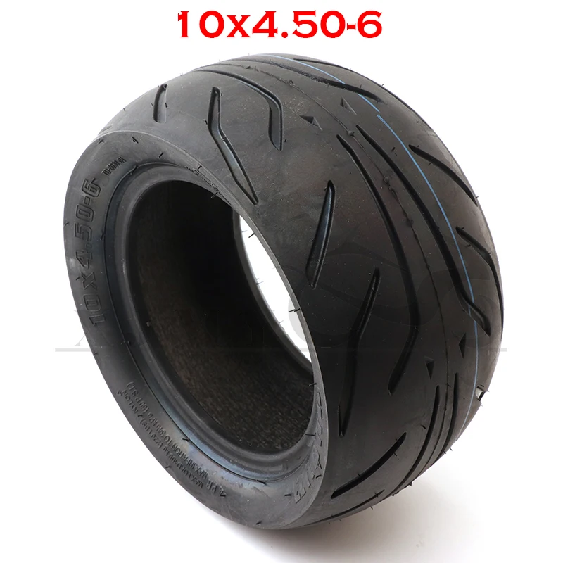 10 Inch Tubeless Tyre 10x4.50-6 Load 100Kg Infation Vacuum Tire 345KPa for Electric Scooter Electric Bicycle Road Wheel