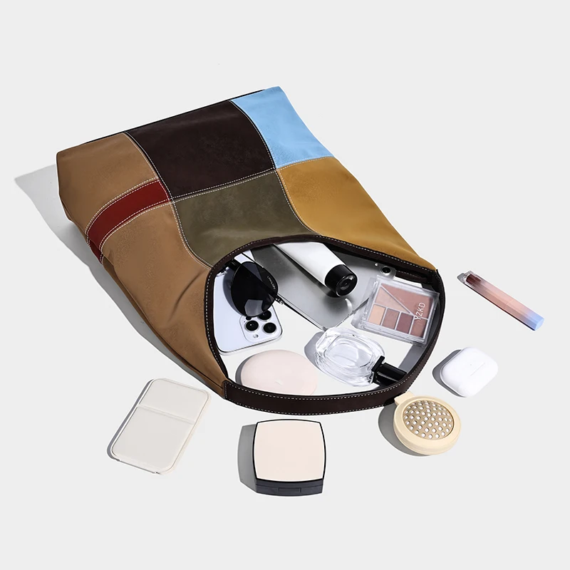 حقائب هوبوس بتصميم من جلد الغزال الصناعي للنساء، حقائب يد ومحافظ فاخرة بتصميم جديد لعام 2026، حقيبة كتف كبيرة الحجم بألوان متعددة جودة عالية ًالشحن مجانا وصول الشحن السريع #4