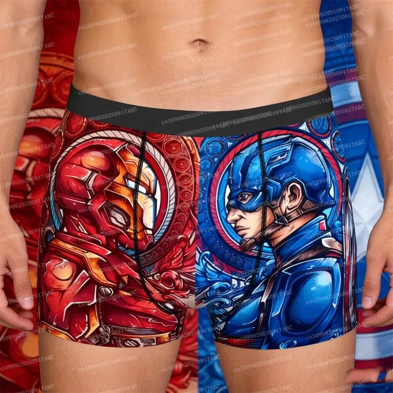 

Мужские дышащие трусы Marvel Spider Man, дышащие трусы, женские трусы-боксеры, мужское нижнее белье, шорты с принтом