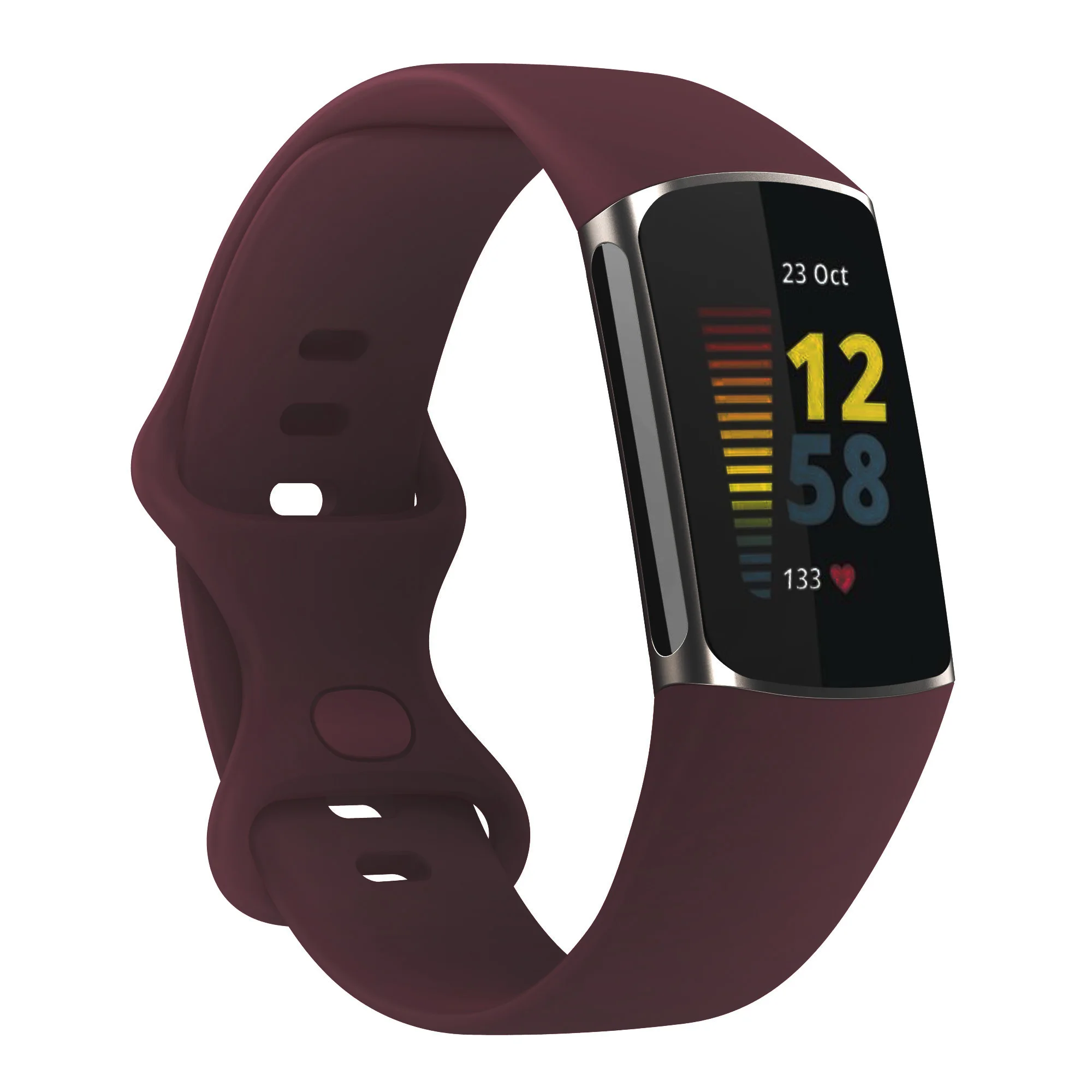 シリコンリストバンドブレスレット,fitbit Charge 6および5の交換用ストラップ,rea