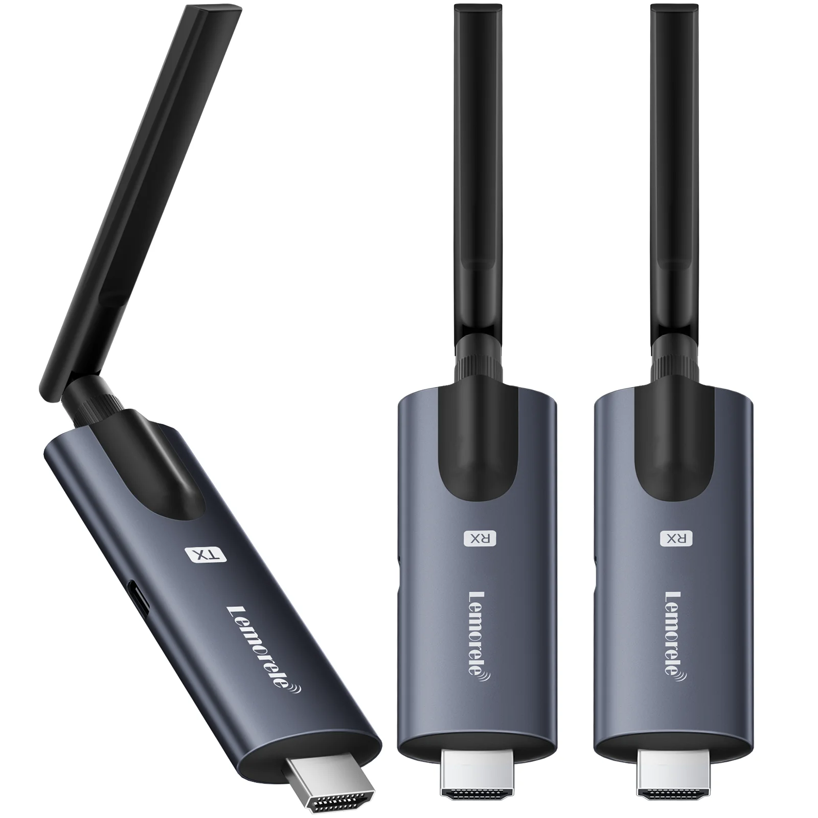 Lemorele-ワイヤレスHDMI送信機および受信機,5g,200m,Bluetooth会議