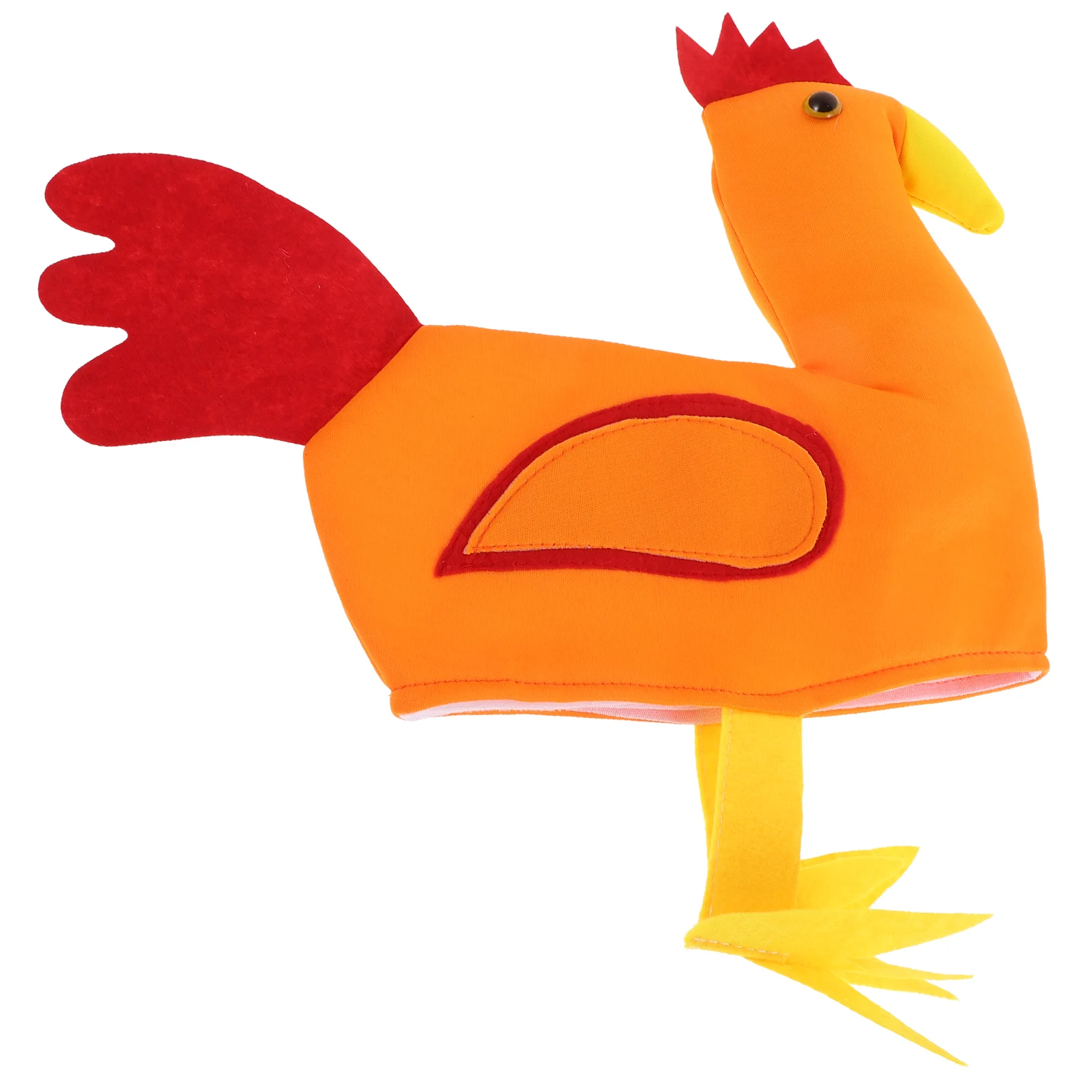 Cute Animal Design Kids Cartoon Chicken Hats For Halloween Carnival Party Headgear Costumes Children Adults Silly Theme