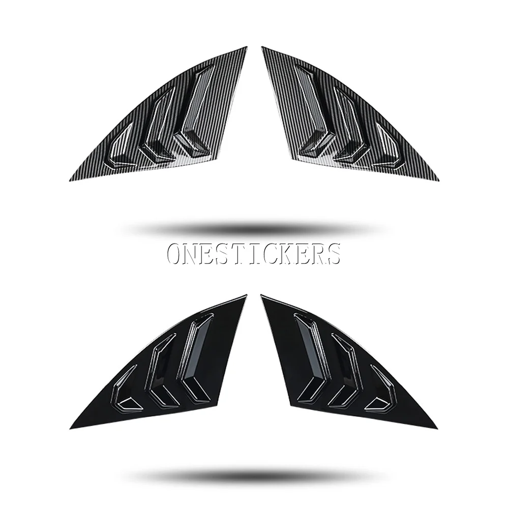 For Mercedes Benz GLC Class X253 GLC200 GLC260 GLC300 2015-2022 Car Accessories Rear Window Triangle Shutters Louver Trim Cover