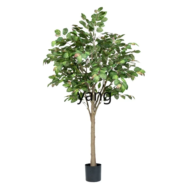 CX Nordic large-scale simulated green plant Bodhi tree fake tree decoration indoor living room
