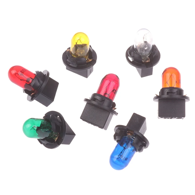 Bombilla Led para Interior de coche, lámpara de aire acondicionado de 12V, 10 piezas, 5W, indicador de calefacción, cuña