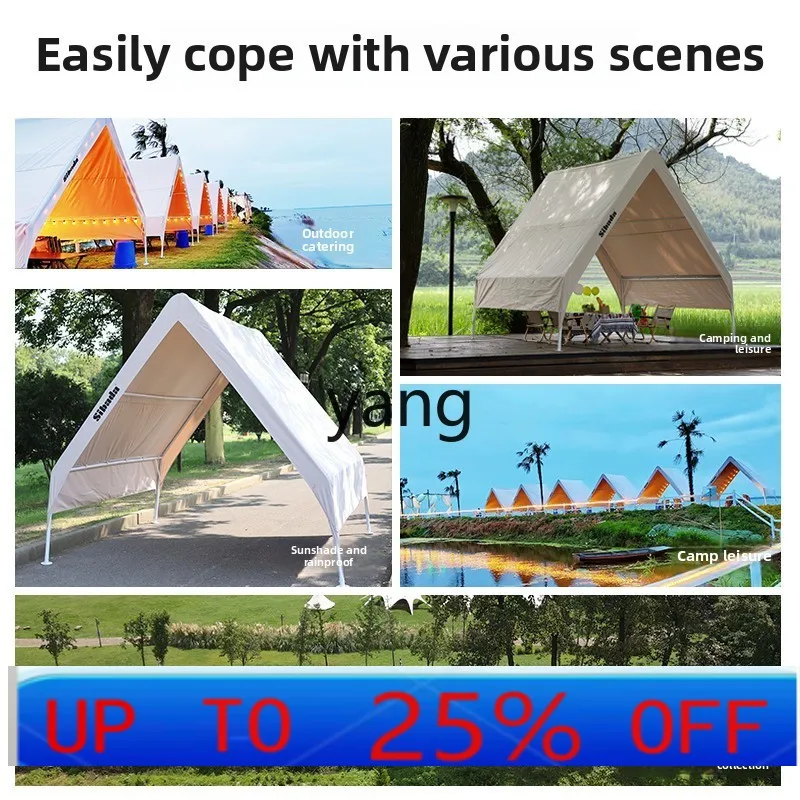 

LH outdoor Internet celebrity triangle camping tent camp famous hotel terrace hot pot catering rain shelter