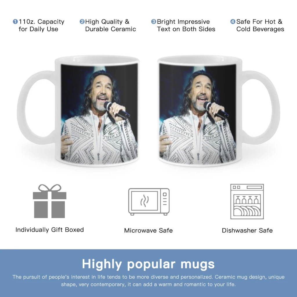 

Marco Antonio Solis Mug 11oz Ceramic Coffee Mug Friends Birthday Gift Mug