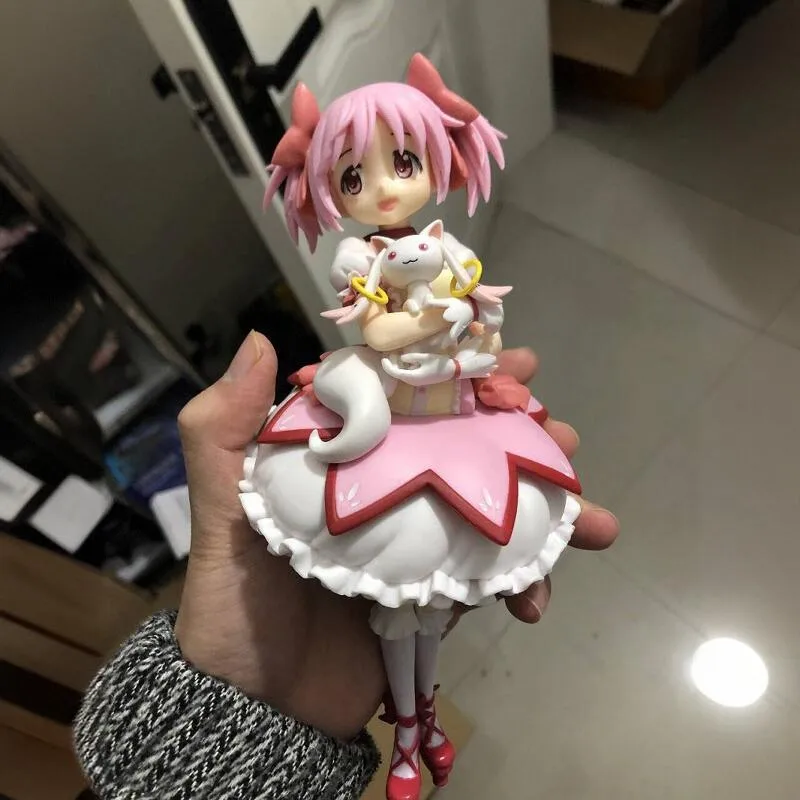 22cm Puella Magi Madoka Magica Anime rysunek Kaname Madoka figurka Kawaii Akemi Homura figurka pcv zabawki do kolekcjonowania