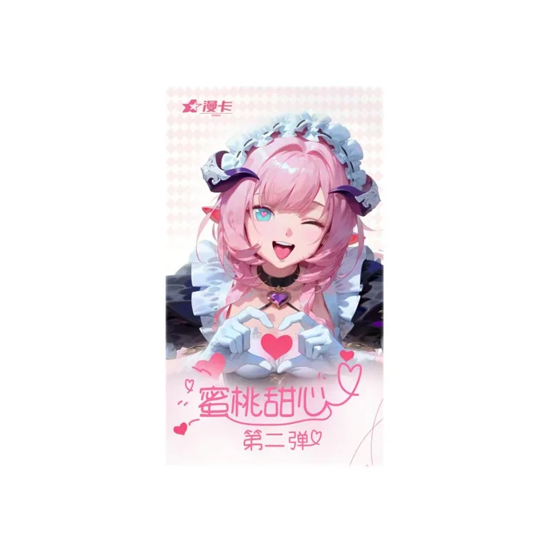 Wholesale Goddess Story Collection Card Peach Sweetheart Wave2 A5 Pull Diamond Window Book Anime Games Seduction Trading Card