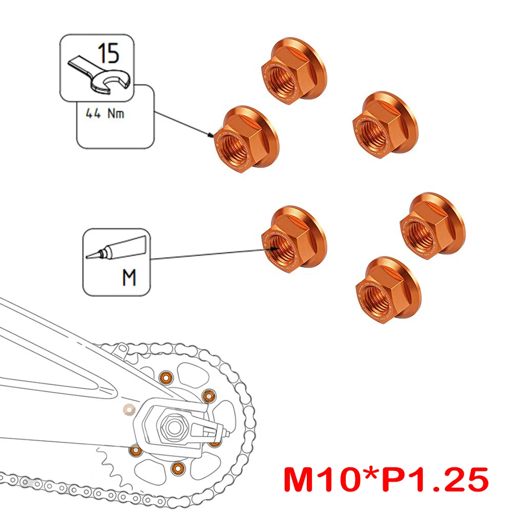 Számára 2014-2022 2023 KTM 1290 szuper Herceg GT 1290 szuper Herceg R hátsó Lánckerék Fuvarozó Autózás karima huby cover/sprocket Dilis M10*1.25