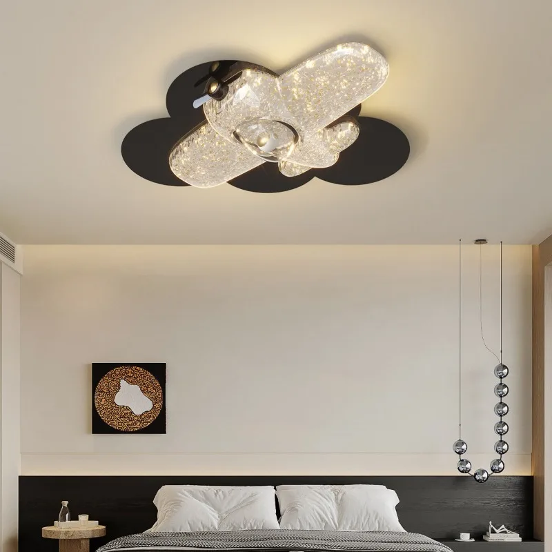 Middle Ancient Style Home Ceiling Lamps Lighting Fixtures Eye Protection Children's Bedroom Dining Room Airplane Ceiling Lights