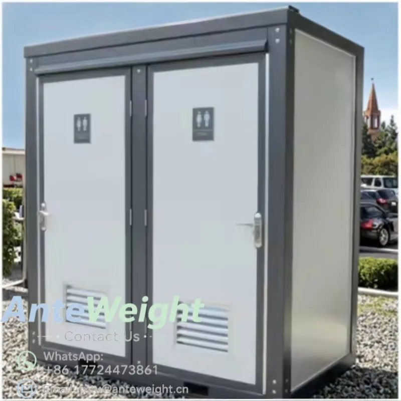 Portable Sanitary Single person  multiple person Bathroom Unit Modular Mobile Toilets Shower Cabin