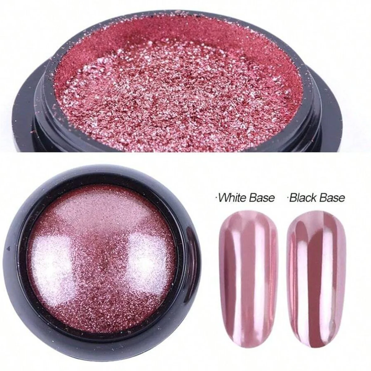 1pc Kürbis Magie Spiegel Pulver Chrom Nagel Pulver Holographische Laser Farbe Nagel Pulver Funkelnden Nail art Creation Werkzeug – Detail 14