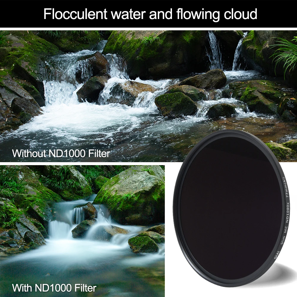 Фильтр GiAi PRO MC ND ND ND64 ND1000 37–95 мм 40,5 мм 43 мм 46 мм 49 мм 52 мм 55 мм 58 мм 62 мм 67 мм 72 мм 77 мм 82 мм для объектива камеры DSLR