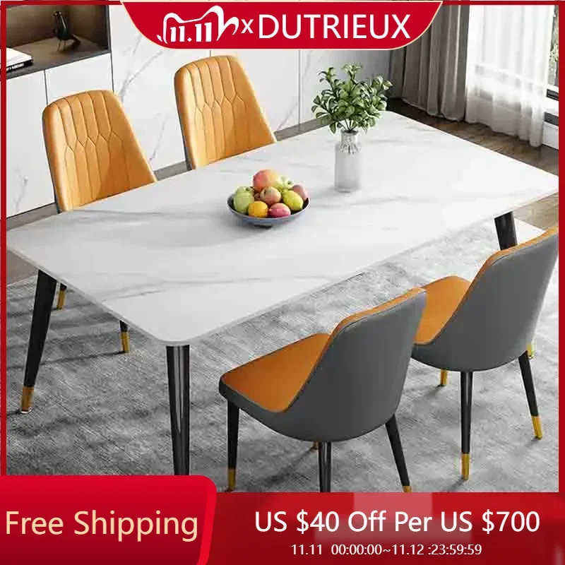 

Современный роскошный обеденный стол, небольшой кофейный боковой салон для гостиной, офиса, кабинета, обеденный стол, письменная мебель Mesa, коммерческая мебель