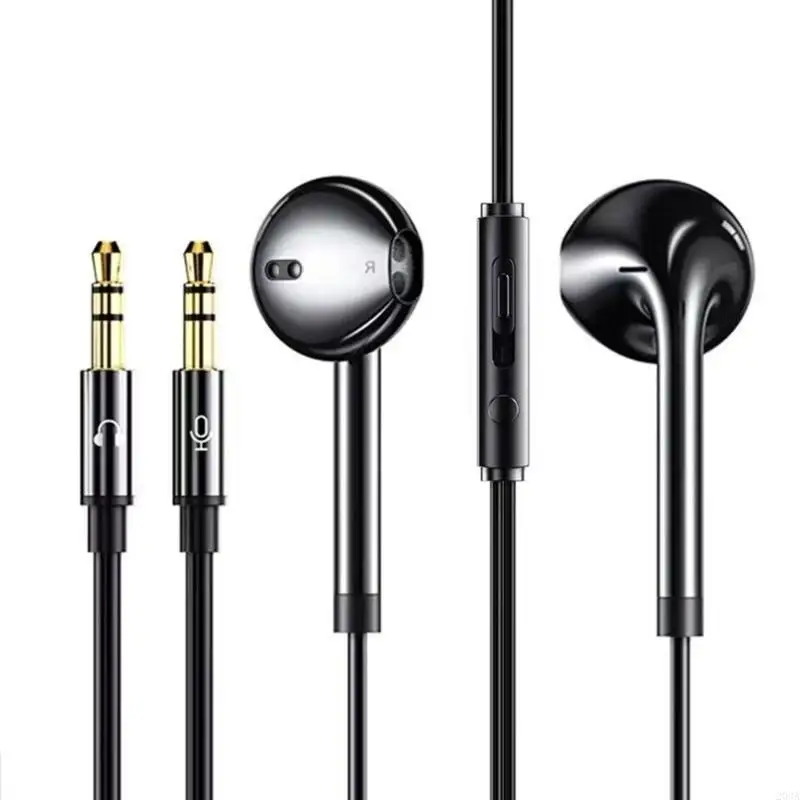 Ergonomic PC Gaming Earbuds with Built In Mic 3.5mm for Immersive Music Experience 203A