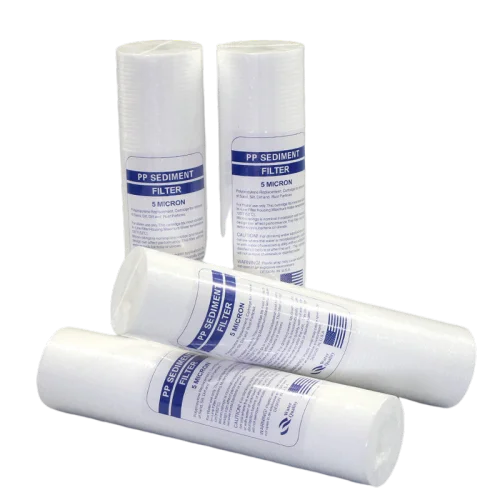 50PCS Best Seller Filter Cartridge Melt-blown Spun Melt Spinning Cartridge PP Sediment Filter Cartridge Household Water Purifier