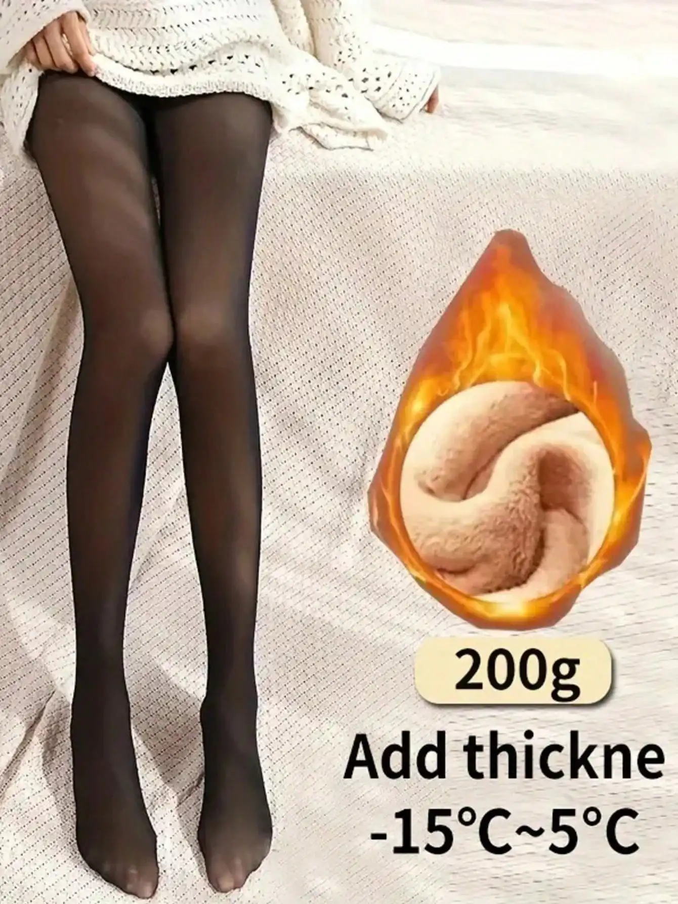 

1 PC Sexy Translucent Pantyhose Women Thicken Tights Leggings Warm Winter Velvet High Waist Elastic Slim Thermo Stockings