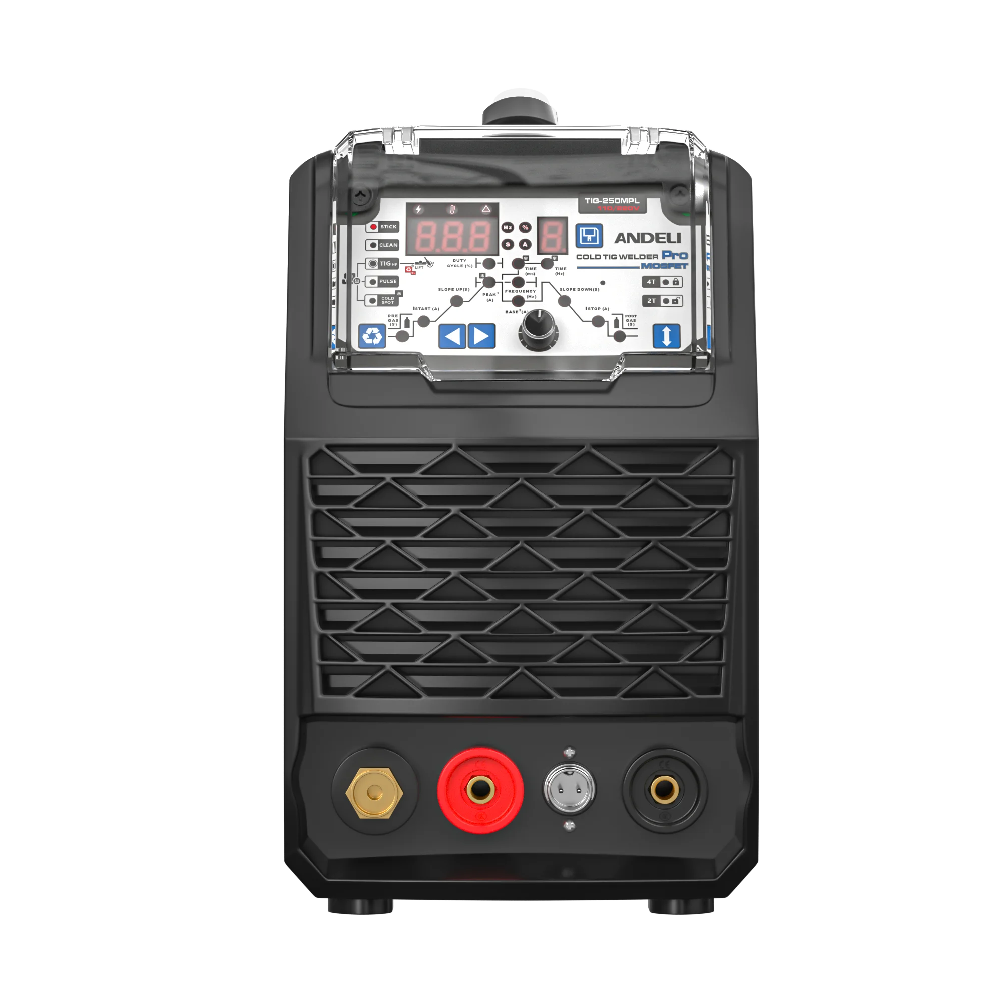 TIG250MPC Lasser MOS Buis Multifunctionele Schone Hot/Koude/TIG Puls KOUDE TIG Lasmachine 110/220 V