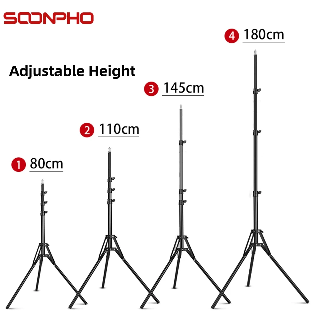 

1.8m Aluminum Foldable Digital Camera Camcorder Light Stand for Fotografia Studio Strobe Camera Softbox Speedlite 48~180cm