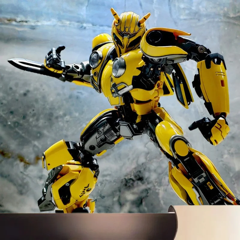 

bandai Ce 01 Transforming Bumblebee Alloy Enlarge Transformer Robot Beetle Movie Deformation Action Figure For Adult Collectors