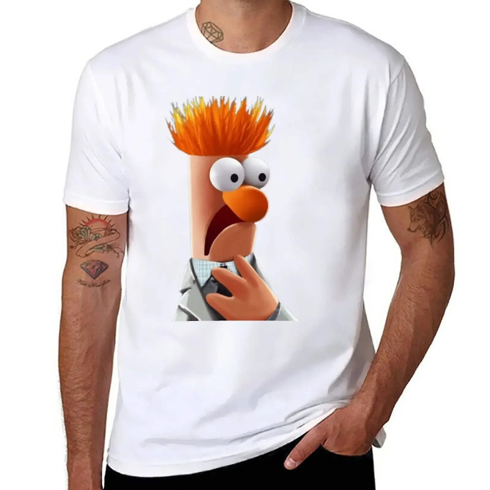 New beaker T-Shirt plain vintage t shirts men t shirt