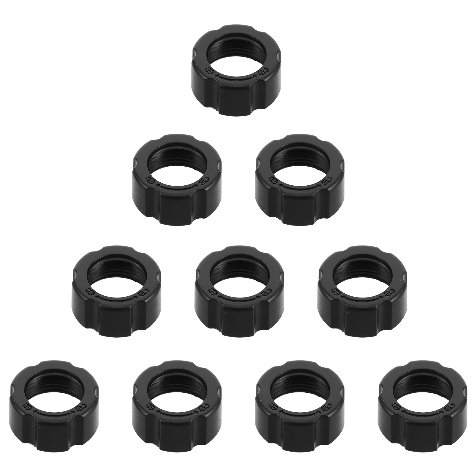 

10Pcs Car Phone Mount Screw-on Head Holder Ball-Joint Fixed Adapter Tightening Rings Car Accessory Phone Holder Parts