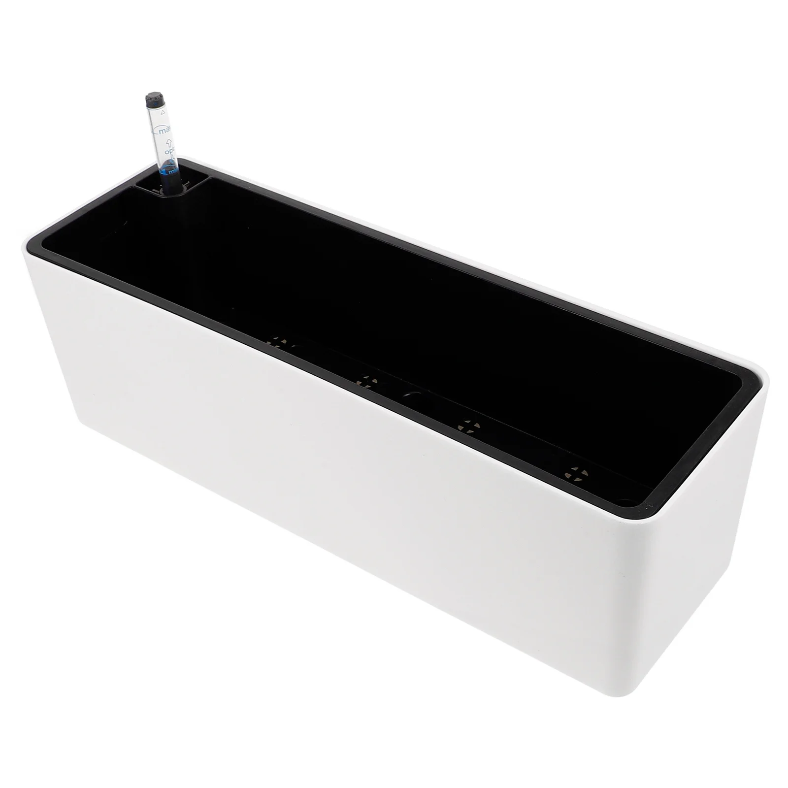 

1Set Thick Margin Self Watering Planter Plastic Flower Pot Automatic Water Absorbing Pot for Indoor Garden Succulents