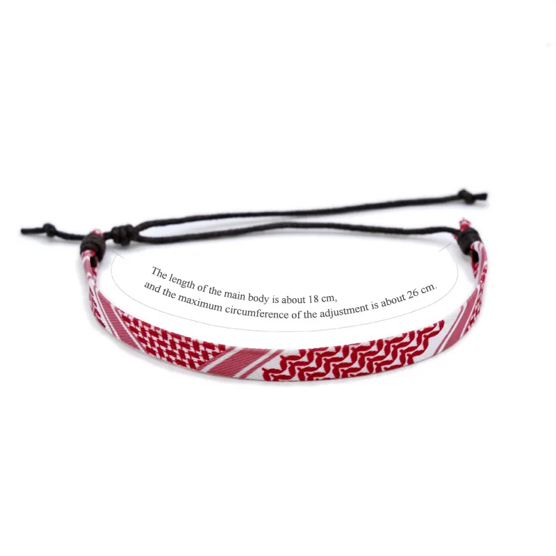 Arabic Scarf Style Woven Bracelet For Women Men Handmade Ethnic Wave Dot Colored Wrap Bracelets Couple Fashion Summer Jewelry - view 3