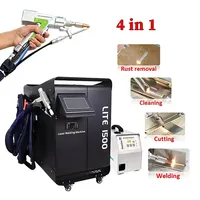 Handheld Automatic Laser Welder 1kw 1.5kw 2kw 3kw Laser Welder Cutting Machine Welding Cutting Descaling Cleaning Multifunction