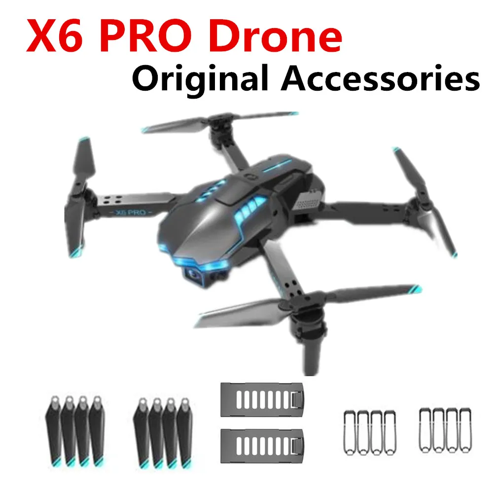 X6 PRO Drone Original Accessories3.7V 1800 mAh Battery Propeller Maple Leaf For X6 Drone Spare Parts