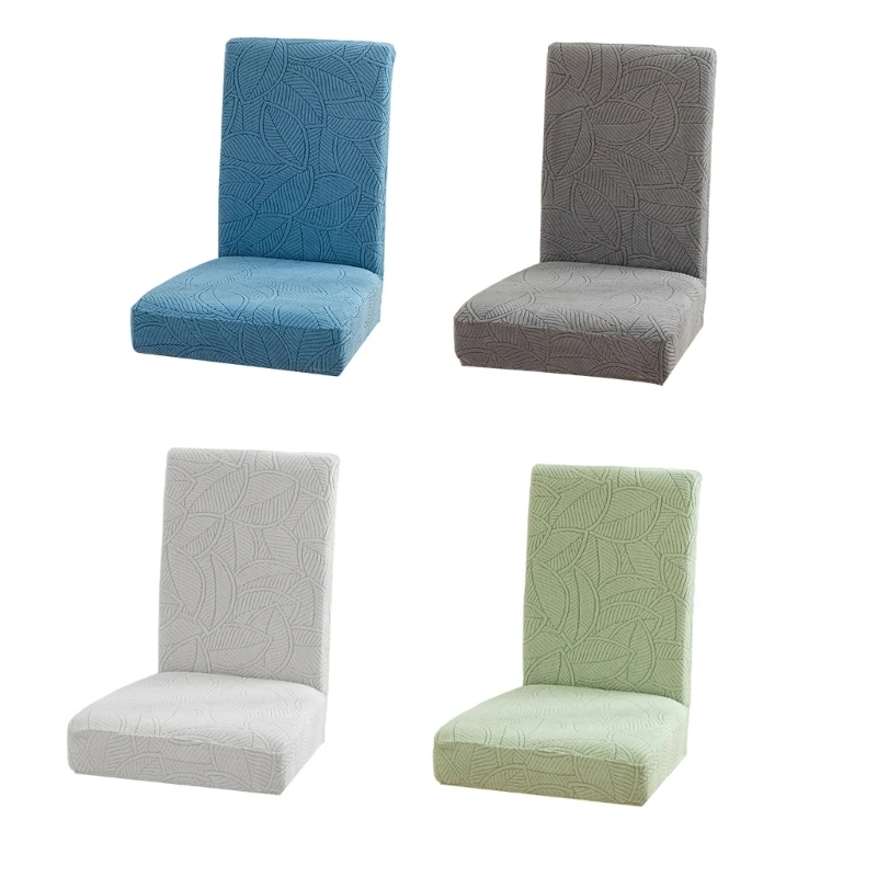 F68E Elasticized Chair Slipcovers Spill Proof Surfaces for Easy Styles Change