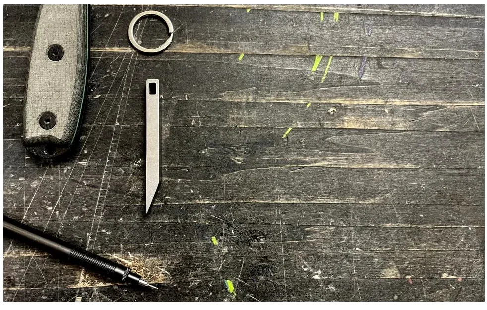 Robuster Schlüsselanhänger-Brecheisen EDC Multitool für den Alltag Kleiner Edelstahl-Schlüsselanhänger-Brecheisen für Schlüssel – Detail 4