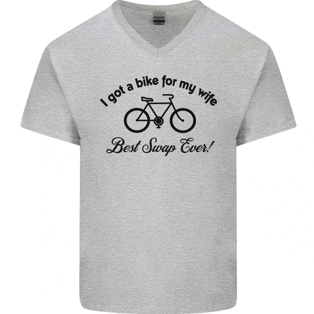 

Cycling A Bike for My Wife Cyclist Funny Mens Women Summer Tees Cotton T-Shirt Anime Graphic