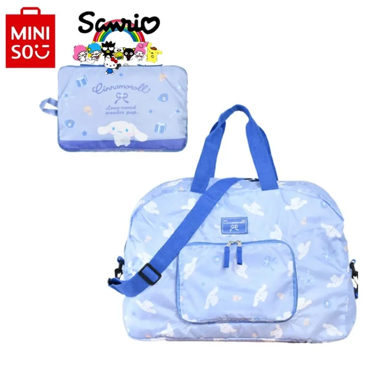 Sanrio 2024 New Women's Handheld Travel Bag Fashionable and High Quality Moving Luggage Bag Cartoon Portable Home Storage Bag