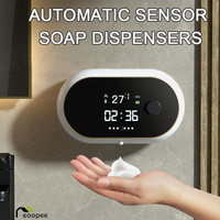 Automatic Soap Dispenser Wall Mounted Hand Wash Machine Rechargeable Convenient Foam Dispenser Smart Sensor Hand Wash Dispenser