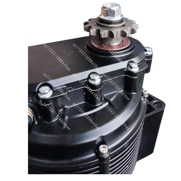 QSJ165A-60 V3 IPM QS 165 Design 20000W Maximum Power 72V 1:2.37 Gear Electric Bike/Motorcycle QSMOTOR 12-20kW Motor