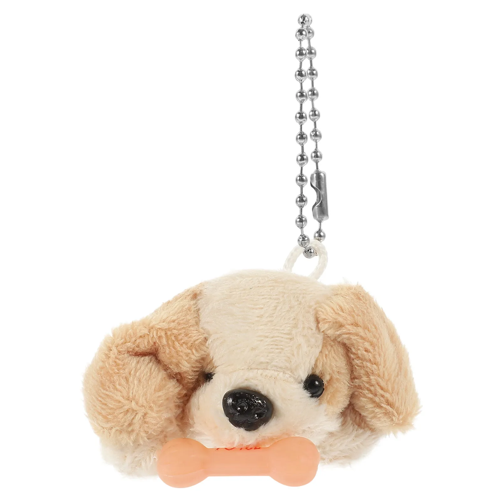 

Adorable Stuffed Dog Keychain Pendant Made of Soft PP Cotton Lightweight Portable for Keys Bags Backpacks Cars Handbags Purse