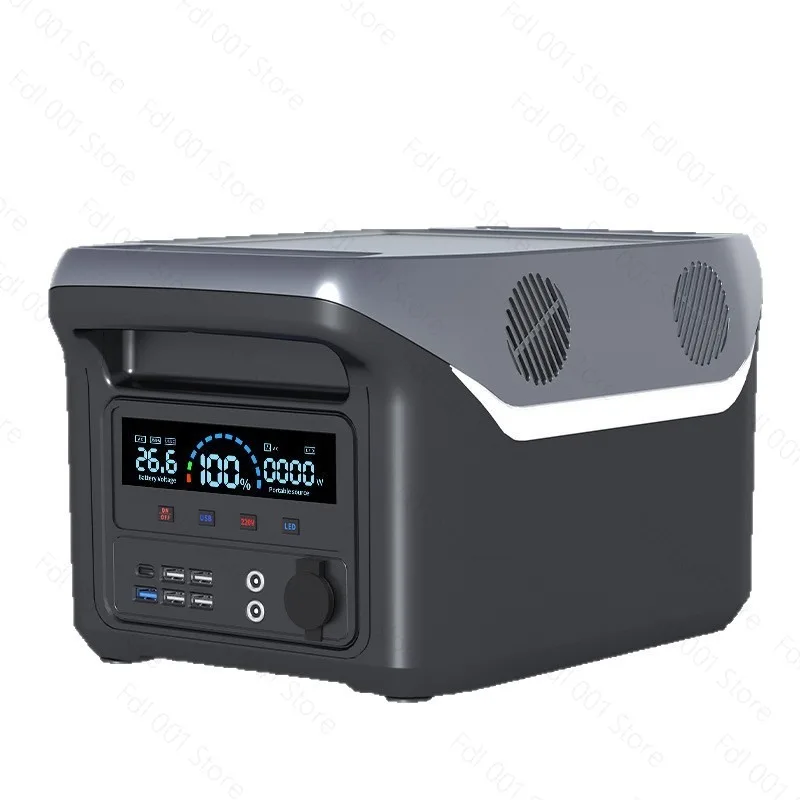 1000W Outdoor Power Station Solar Charging Energy Storage System 220V Portable Mobile Power Supply
