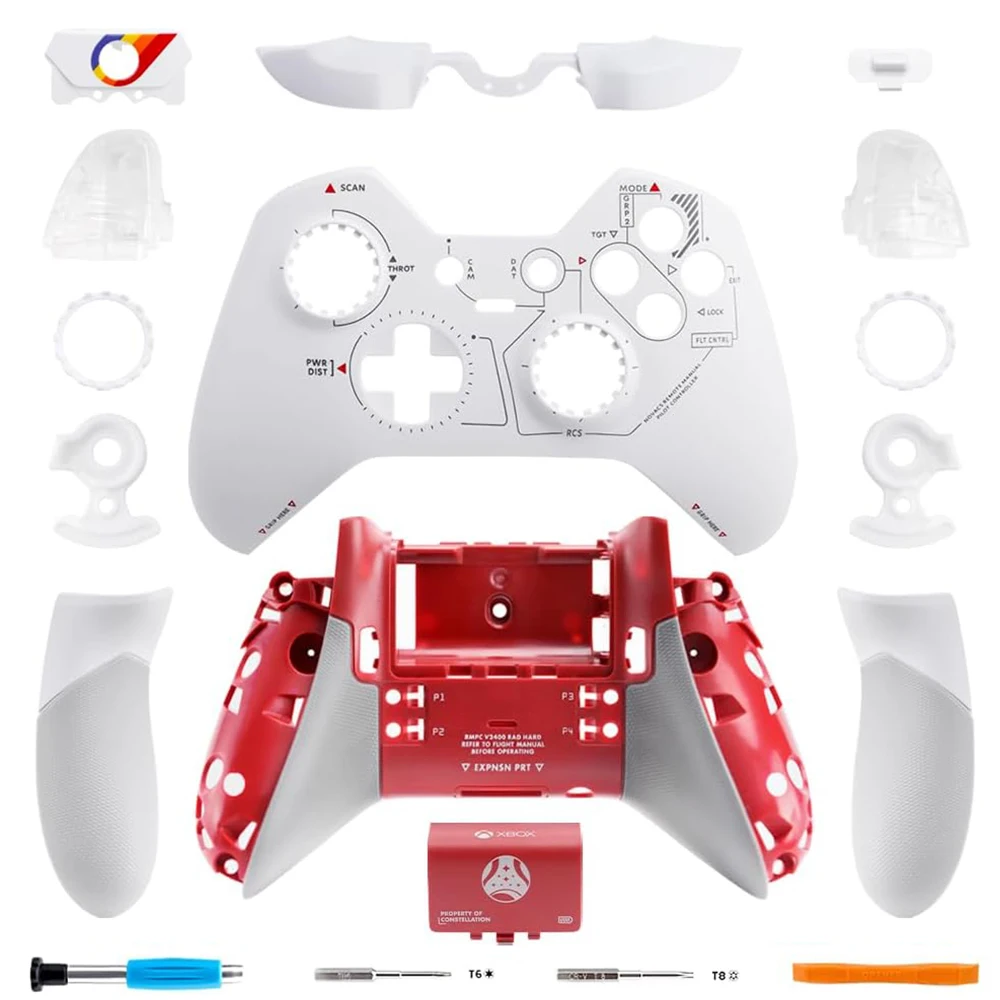 Replace Case for XBox One Elite Series 1 1698 Controller Replacement Housing Shell Faceplate Cover Repair Part LBRB