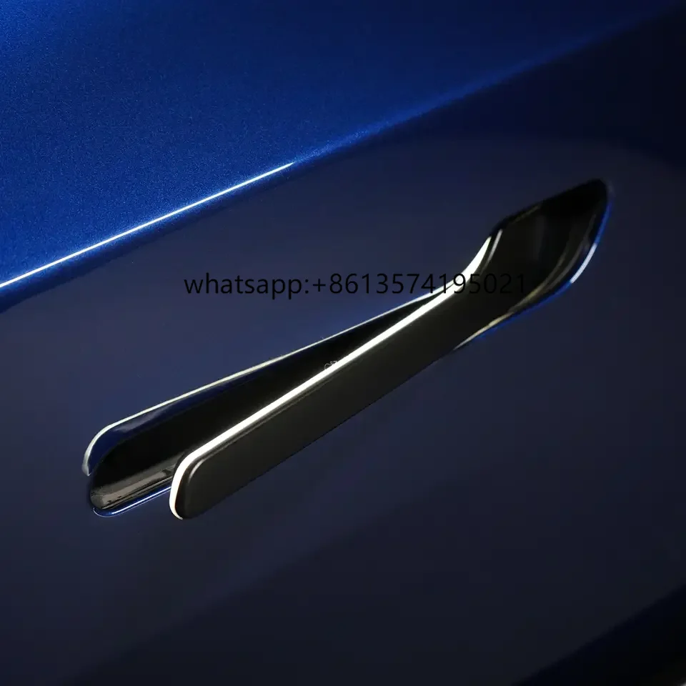 

Electric Door Handles for Accessories Auto Door Handle Colorful Lights LED Factory Price Car Kits Upgraded Model 3