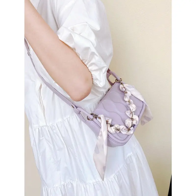 JIAERDI Sweet Cool Purple Handbags Women 2023 Spring Autumn Y2k Shoulder Bags Ladies Harajuku Messenger Bag Luxury Handbags