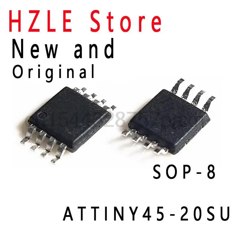 5PCS New and Original TINY45-20SU ATTINY45 20SU TINY45 20SU SOP-8 RONNY IC ATTINY45-20SU