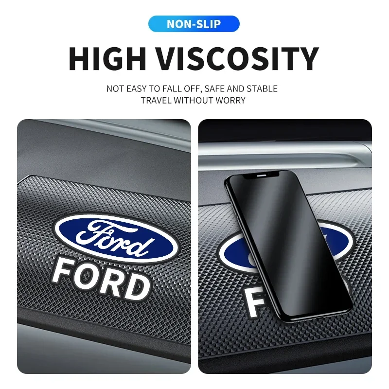 لوحة سيارة مضادة للانزلاق حصيرة سيارة الداخلية لفورد فوكس 2 MK2 3 4 MK3 MK4 ST مونديو فيستيفا فيوجن البدلة فييستا موستانج رينجر #5