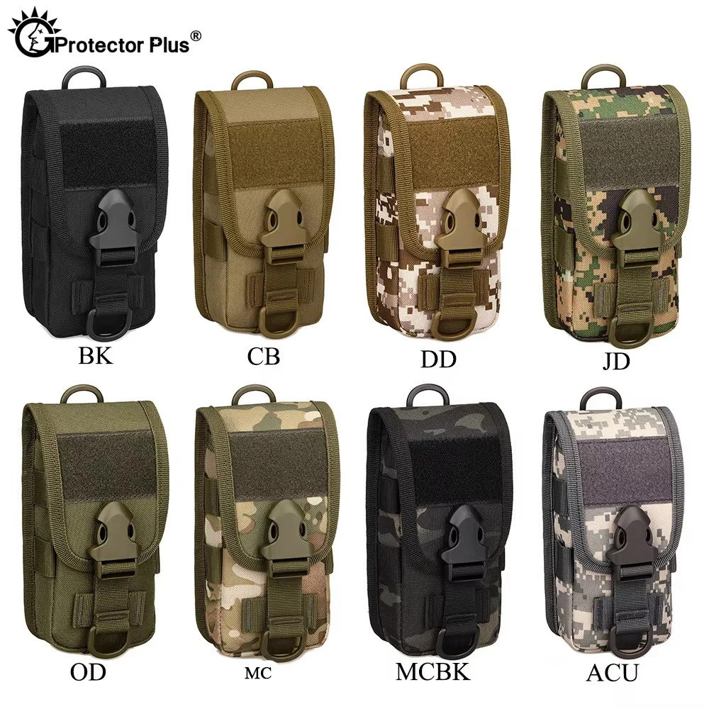 PROTECTOR PLUS  Tactical Tool Sub-package Wear Belt Waist Bag 5.8-Inch Full-Cover Mobile Phone Case Outdoor Small  Crossbody Bag