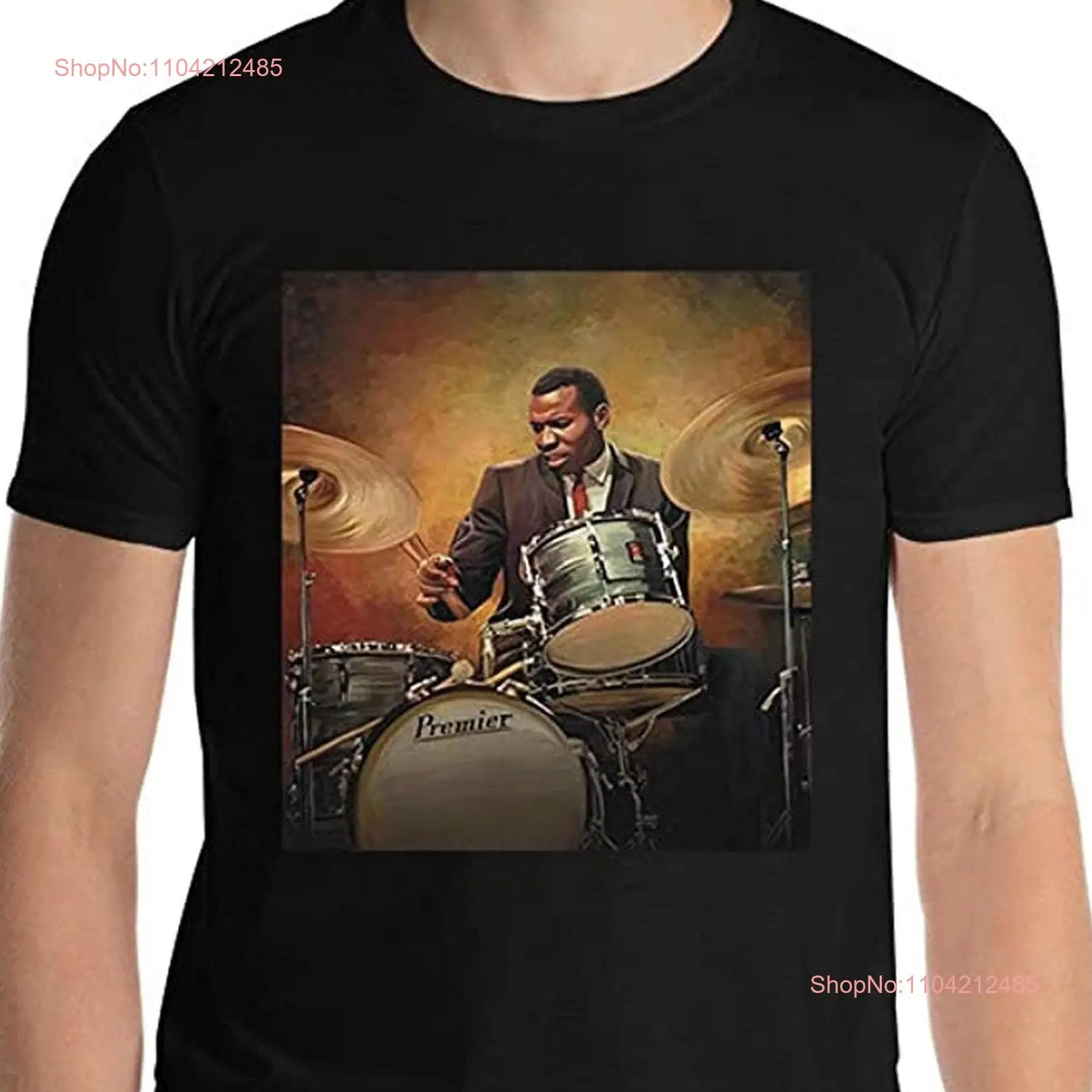 Elvin Jones Color Jazz Legend T Shirt EricaCarpenters long or short sleeves