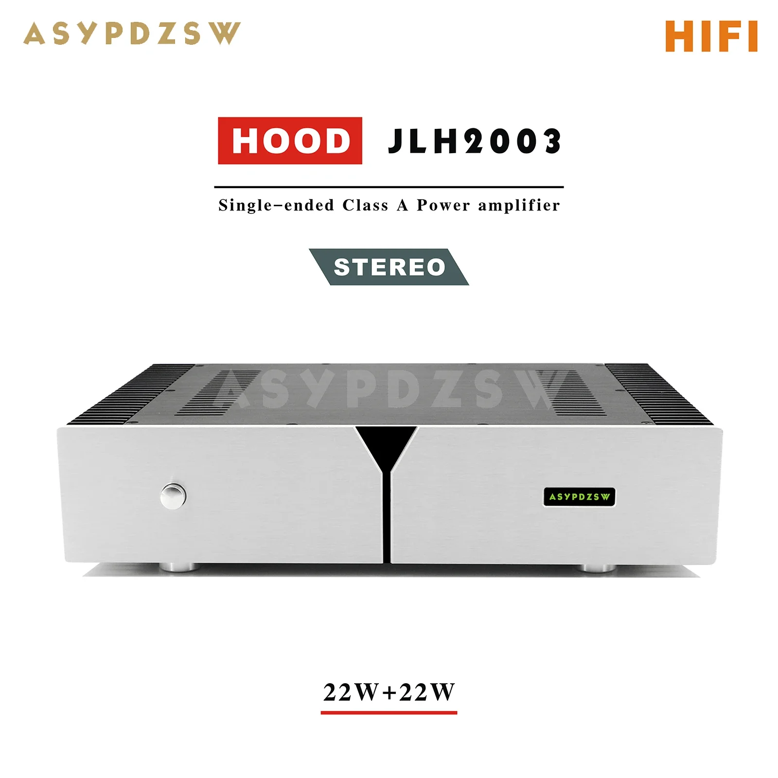 

HIFI HOOD JLH2003 Стерео несимметричный усилитель мощности класса A 22 Вт + 22 Вт с защитой динамика