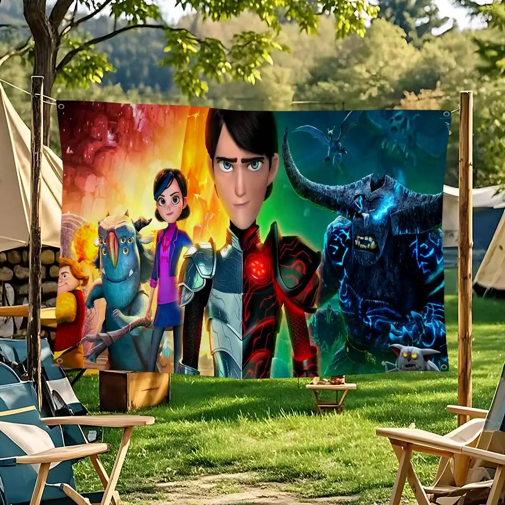 T-Trollhunters T-Tales Of A-Arcadia Large Size Shop Art Promotion Advertising Booth Flag Hanging Banners